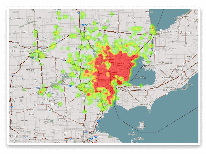 Location Data for Heat Maps 