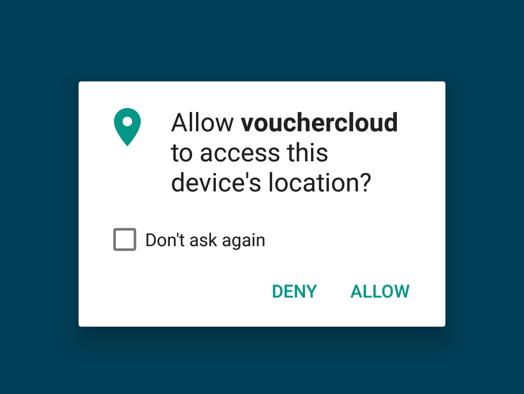 Android Location Permission Dialog Reminder
