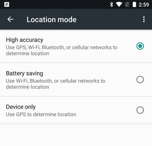 How to turn on location in Android