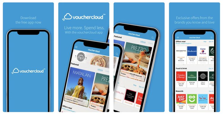 Find the best deals with Vouchercloud app