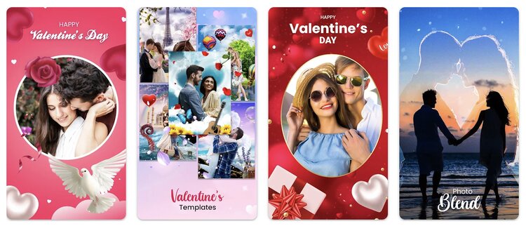 Valentine's Day Photo Frames app