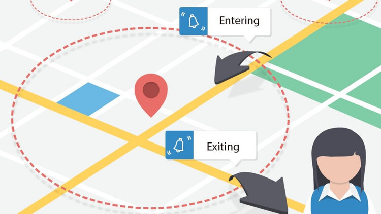 Geofencing employee tracking software